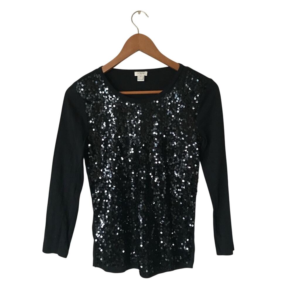 J. Crew Sequin Blouse
